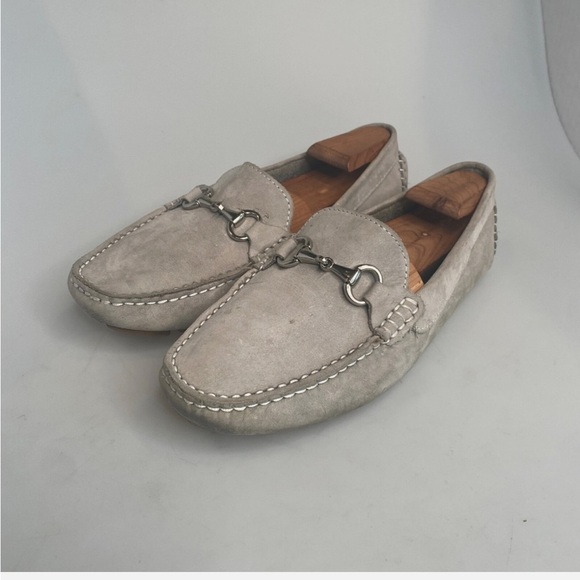 MERCANTI FIORENTINI Suede Driving Moccasin Loafers - Picture 3 of 10